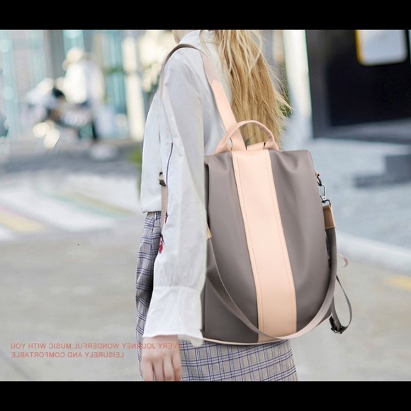 Nylon Backpack Purse (Anti-Theft) - Picture 2 of 8